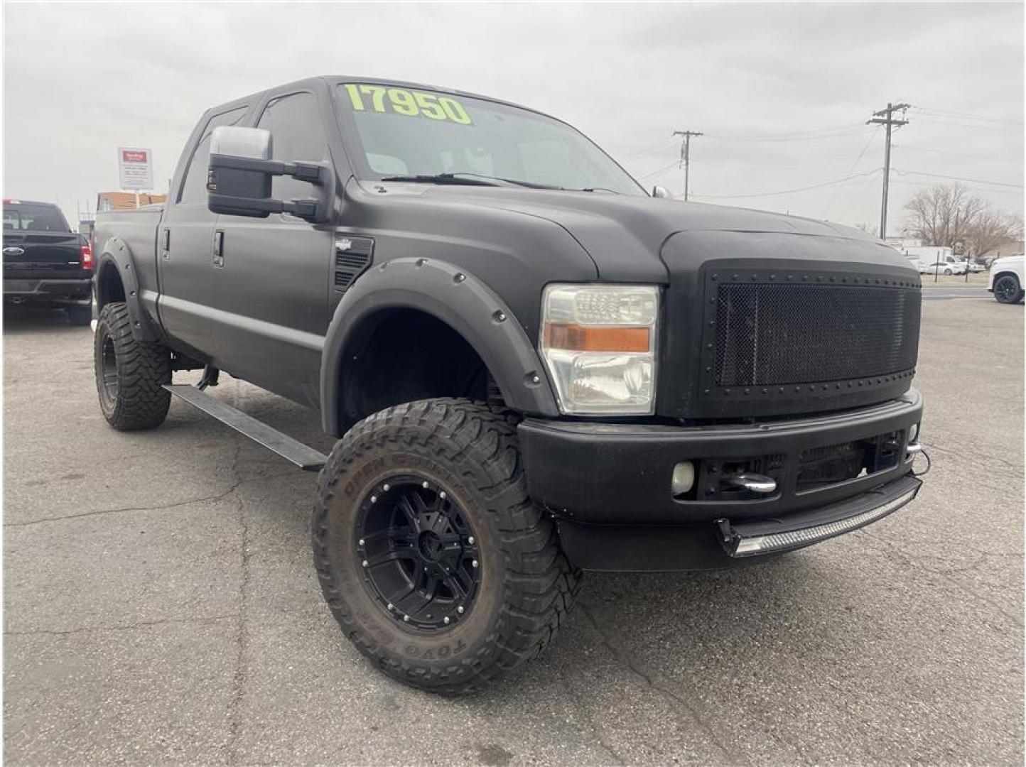 2008 Black /No Color Ford F250 Super Duty Crew Cab FX4 Pickup 4D 6 3/4 ft (1FTSW21R88E) with an V8, Turbo Dsl 6.4L engine, Automatic, 5-Spd w/Overdrive transmission, located at 607 W Columbia Drive, Kennewick, WA, 99336, (509) 987-1069, 46.216743, -119.126404 - Photo#2