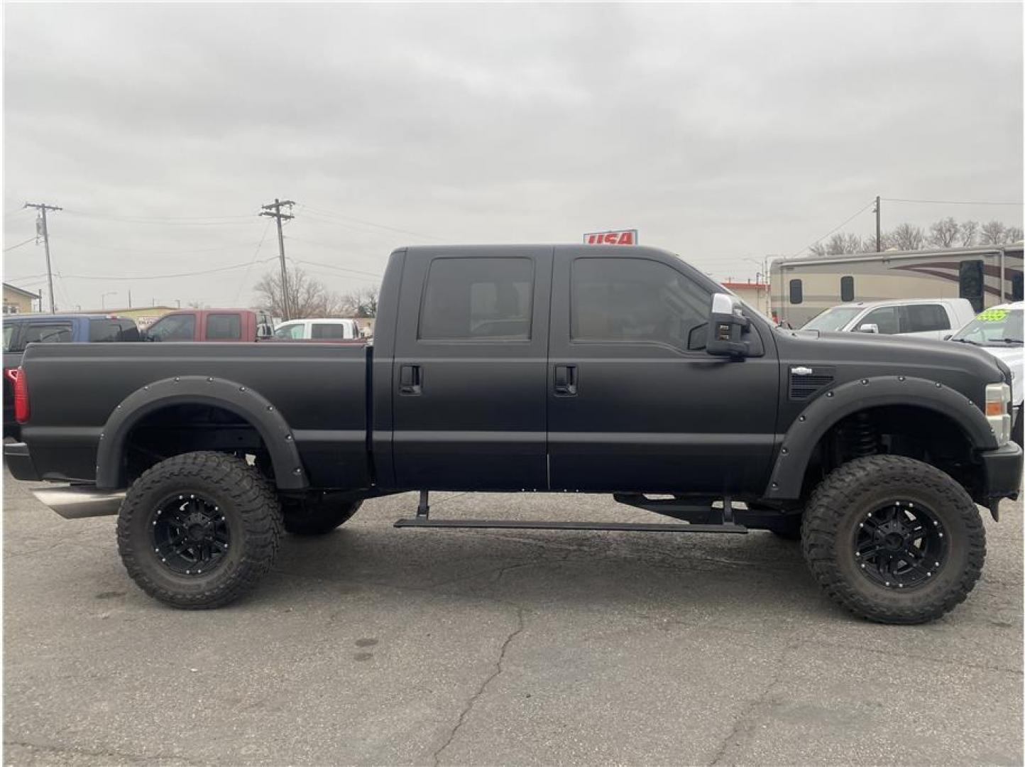 2008 Black /No Color Ford F250 Super Duty Crew Cab FX4 Pickup 4D 6 3/4 ft (1FTSW21R88E) with an V8, Turbo Dsl 6.4L engine, Automatic, 5-Spd w/Overdrive transmission, located at 607 W Columbia Drive, Kennewick, WA, 99336, (509) 987-1069, 46.216743, -119.126404 - Photo#3