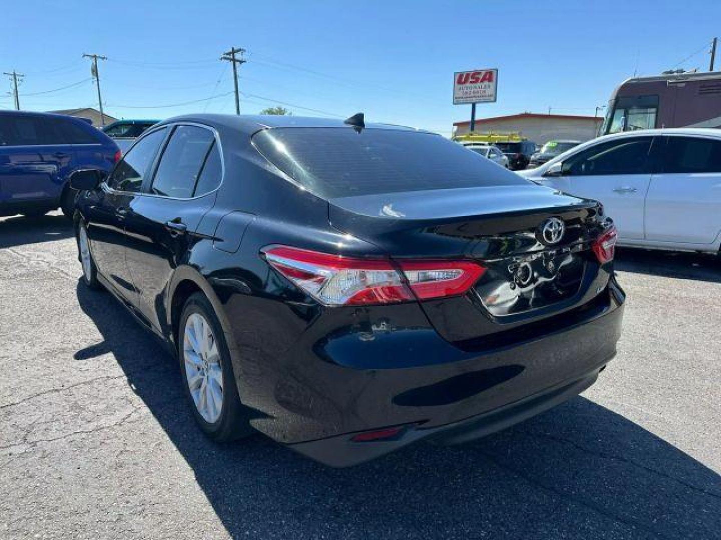 2019 Black Toyota Camry LE Sedan 4D (4T1B11HK1KU) with an 4-Cyl, 2.5 Liter engine, Automatic, 8-Spd w/Sequential Shift transmission, located at 607 W Columbia Drive, Kennewick, WA, 99336, (509) 987-1069, 46.216743, -119.126404 - Photo#6