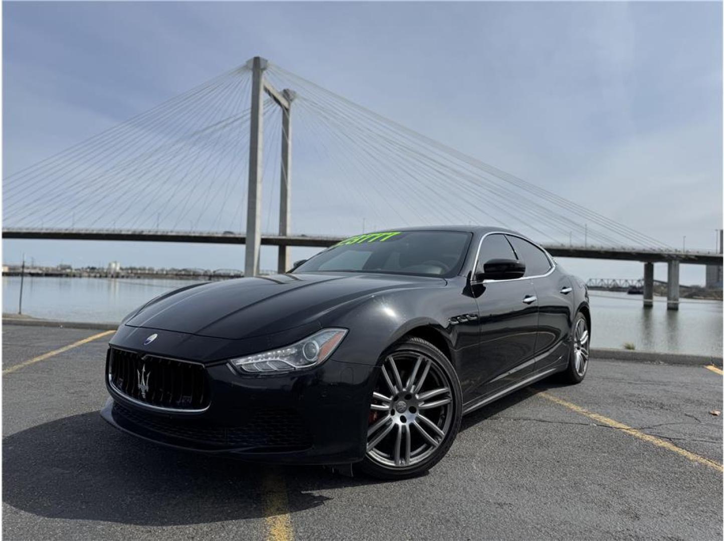 2017 Black /No Color Maserati Ghibli (ZAM57XSA6H1) with an V6, Twin Turbo, 3.0 Liter engine, Auto, 8-Spd Manual transmission, located at 607 W Columbia Drive, Kennewick, WA, 99336, (509) 987-1069, 46.216743, -119.126404- Photo#0