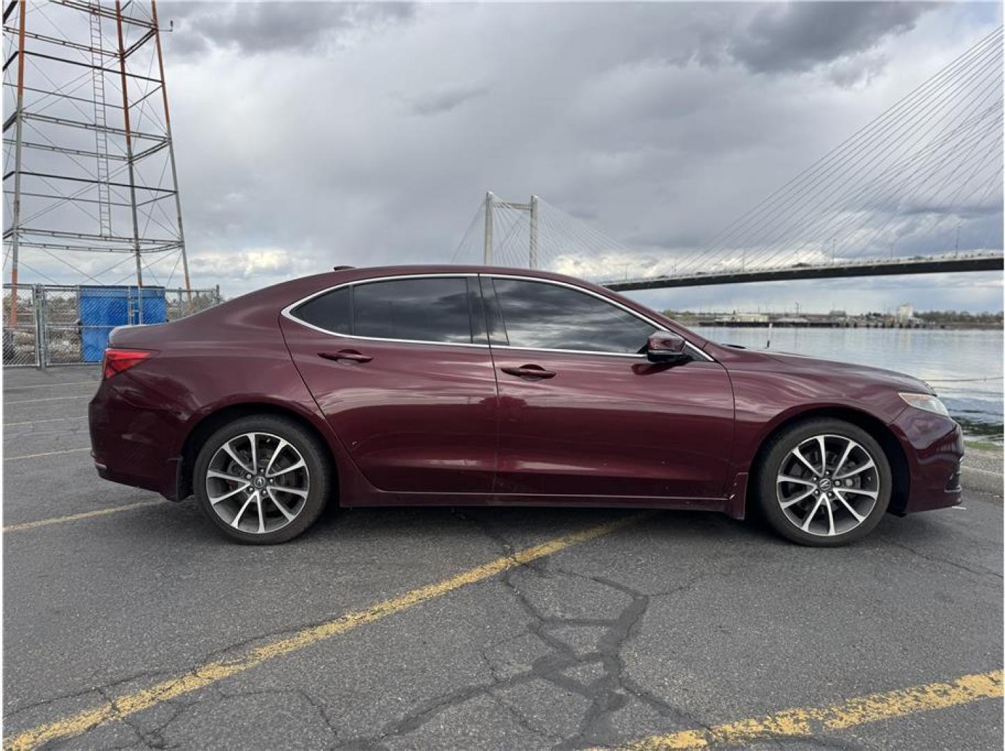 2015 Red /No Color Acura TLX (19UUB2F58FA) with an V6, VTEC, 3.5 Liter engine, Auto, 9-Spd SportShift transmission, located at 607 W Columbia Drive, Kennewick, WA, 99336, (509) 987-1069, 46.216743, -119.126404 - Photo#12