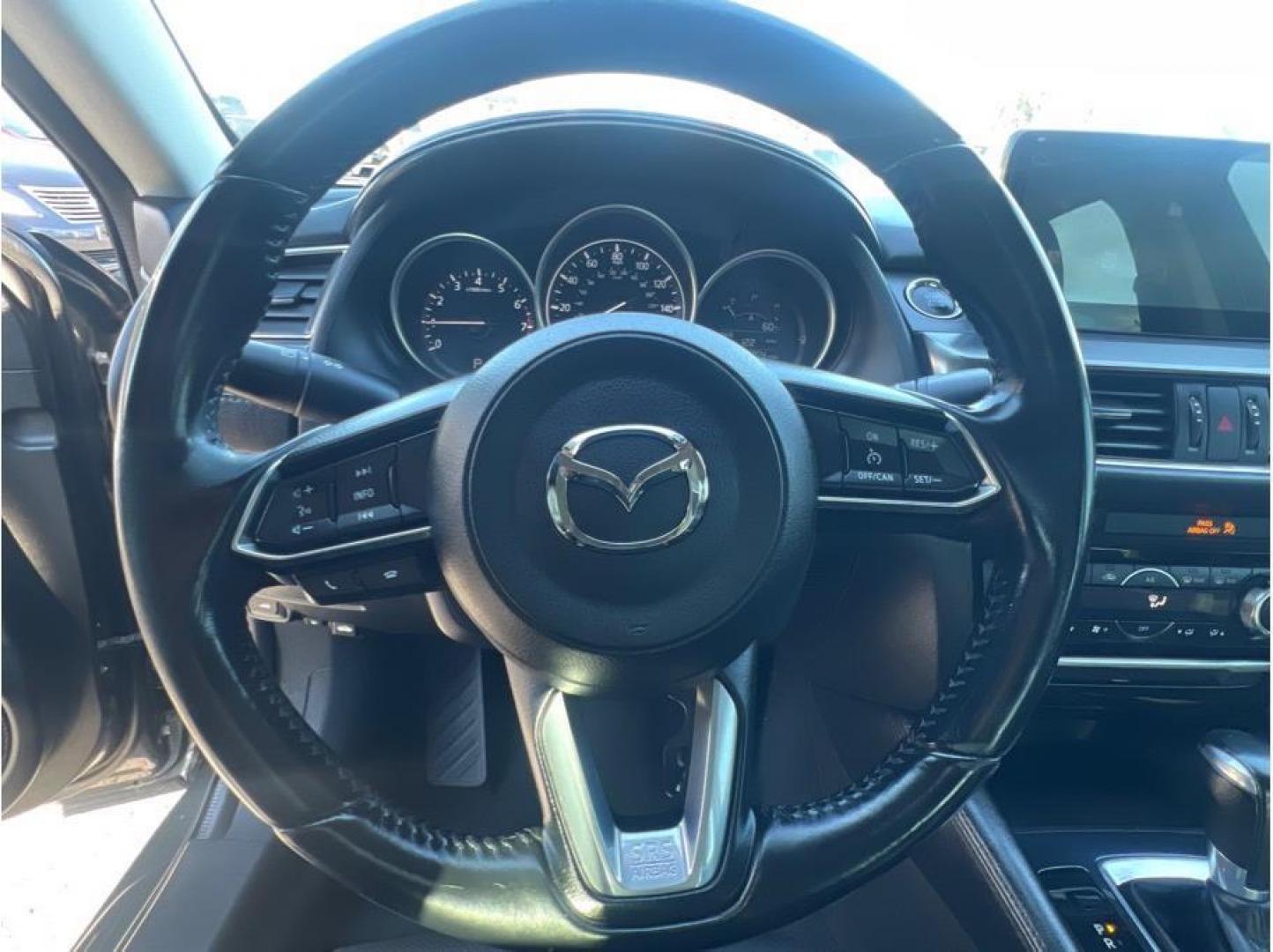 2017 Gray /No Color Mazda MAZDA6 (JM1GL1V54H1) with an 4-Cyl PZEV SKYACTIV-G 2.5L engine, Auto, 6-Spd Spt Manual transmission, located at 607 W Columbia Drive, Kennewick, WA, 99336, (509) 987-1069, 46.216743, -119.126404 - Photo#13