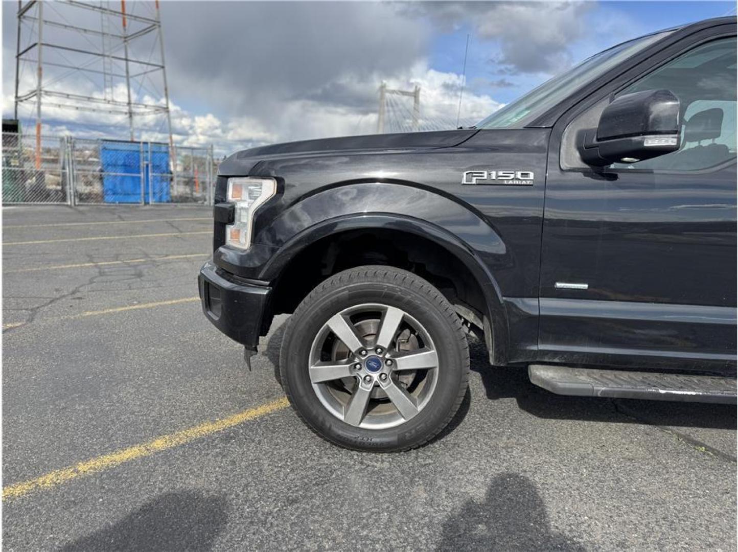 2015 Black /No Color Ford F150 SuperCrew Cab (1FTFW1EG2FF) with an V6, EcoBoost, TT, 3.5L engine, Automatic, 6-Spd transmission, located at 607 W Columbia Drive, Kennewick, WA, 99336, (509) 987-1069, 46.216743, -119.126404 - Photo#14
