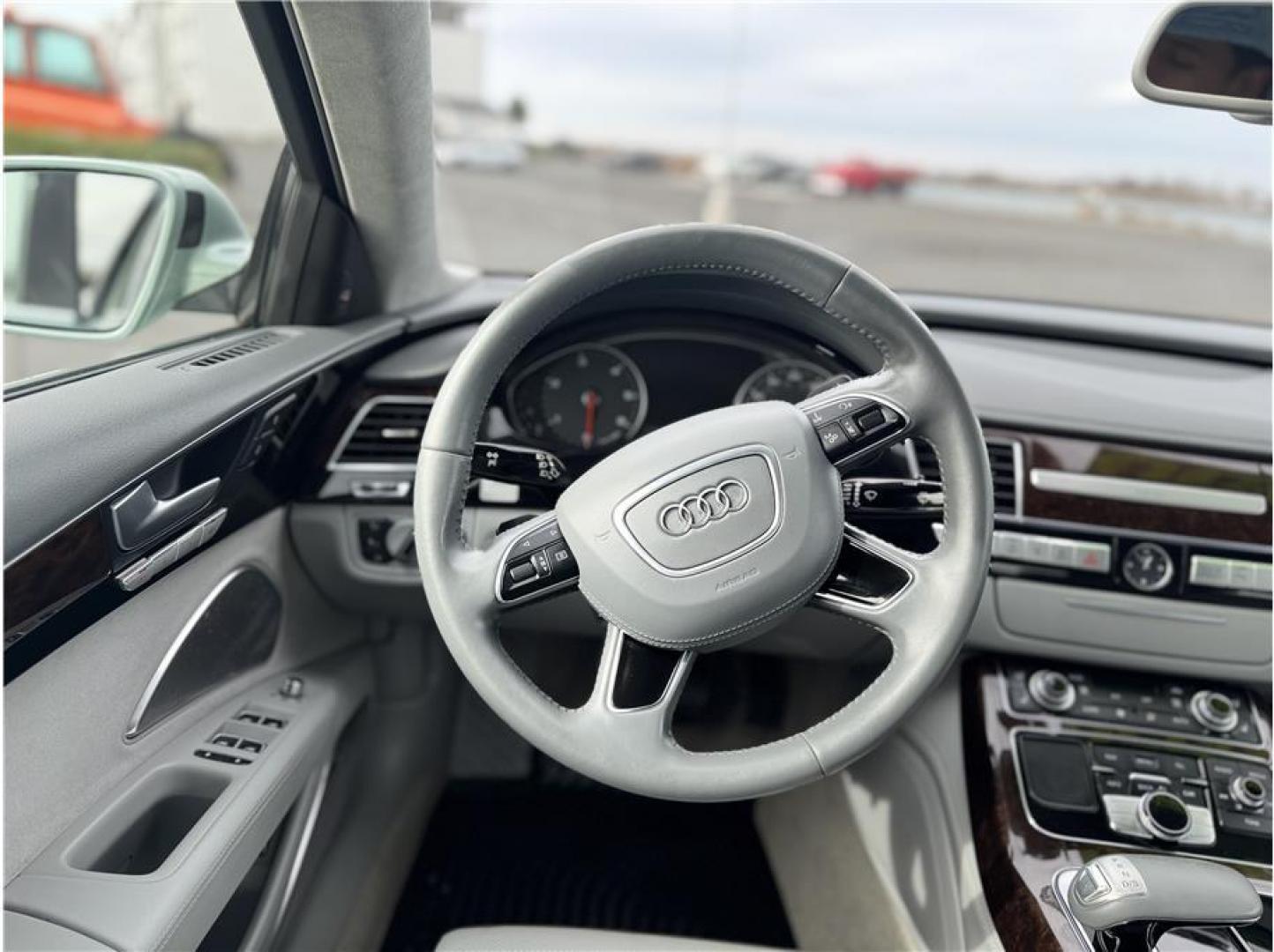 2015 Silver /No Color Audi A8 (WAU3MAFDXFN) with an V6, Turbo Diesel, 3.0 Liter engine, Auto, 8-Spd Tiptronic transmission, located at 607 W Columbia Drive, Kennewick, WA, 99336, (509) 987-1069, 46.216743, -119.126404 - Photo#4
