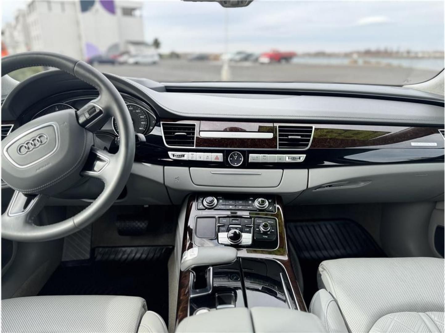 2015 Silver /No Color Audi A8 (WAU3MAFDXFN) with an V6, Turbo Diesel, 3.0 Liter engine, Auto, 8-Spd Tiptronic transmission, located at 607 W Columbia Drive, Kennewick, WA, 99336, (509) 987-1069, 46.216743, -119.126404 - Photo#5