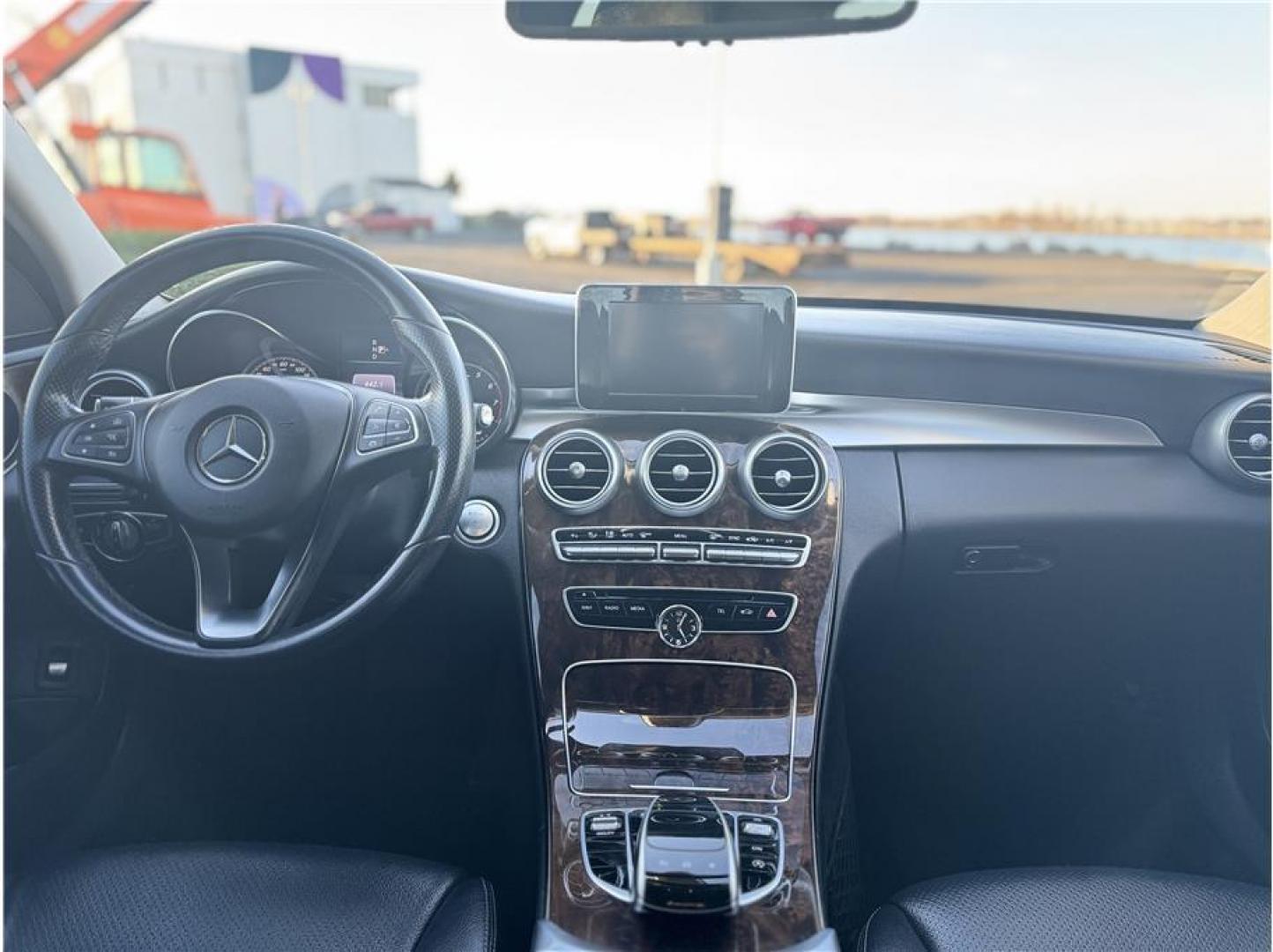 2015 Black /No Color Mercedes-Benz C-Class (55SWF4KB9FU) with an 4-Cyl, Turbo, 2.0 Liter engine, Auto, 7-Spd 7G-Tronic + transmission, located at 607 W Columbia Drive, Kennewick, WA, 99336, (509) 987-1069, 46.216743, -119.126404 - Photo#5