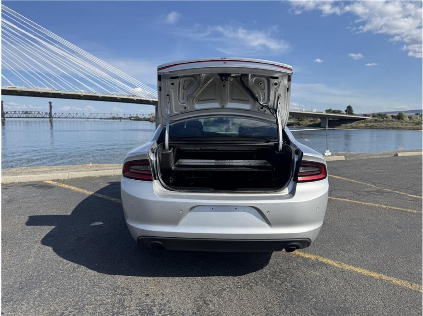 2019 Silver /No Color Dodge Charger (2C3CDXKT2KH) with an V6, 3.6 Liter engine, Automatic, 8-Spd w/AutoStick transmission, located at 607 W Columbia Drive, Kennewick, WA, 99336, (509) 987-1069, 46.216743, -119.126404 - Photo#14