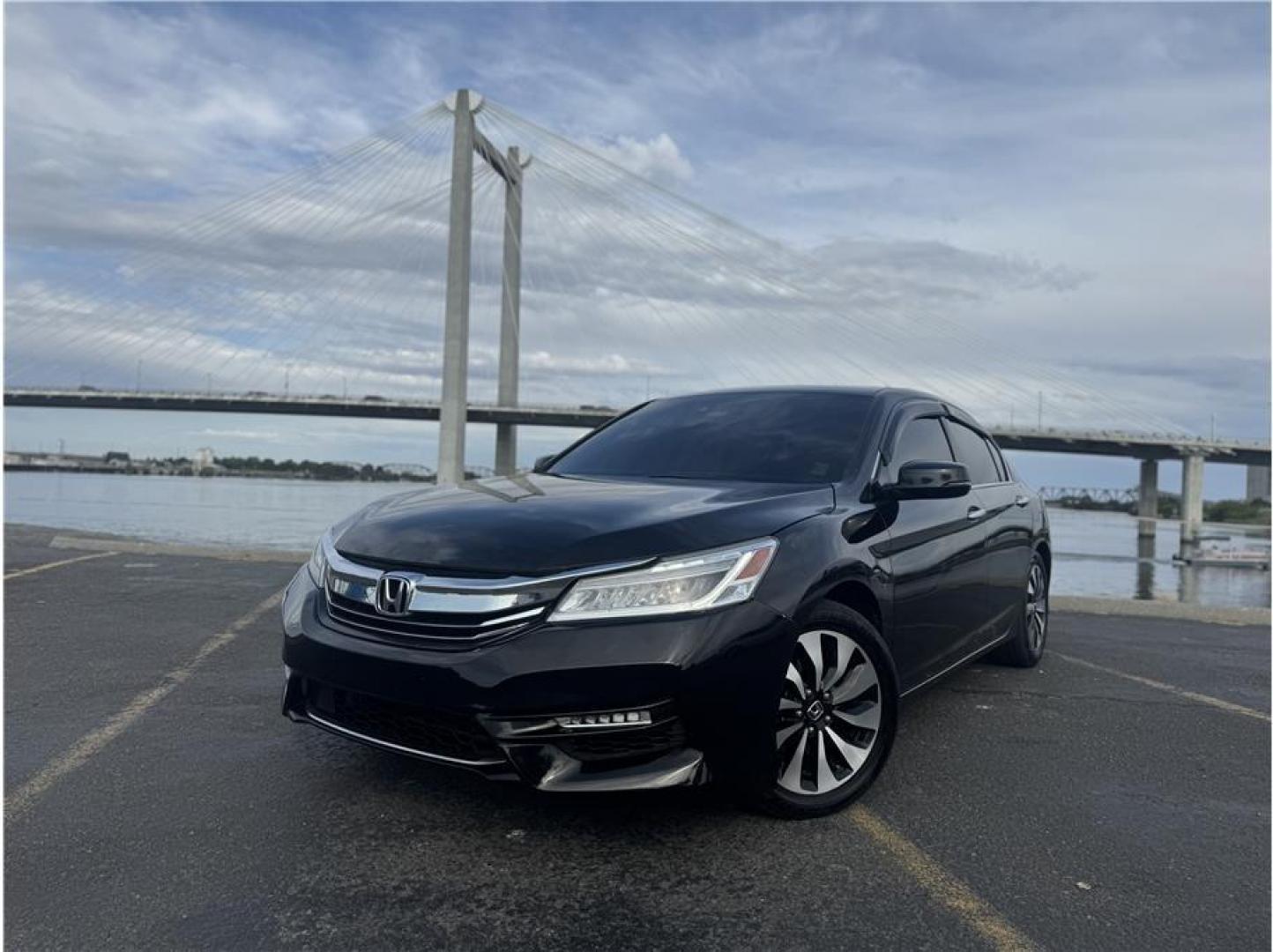 2017 Black /No Color Honda Accord Hybrid (JHMCR6F51HC) with an 4-Cyl, Hybrid VTEC 2.0L engine, Automatic, CVT transmission, located at 607 W Columbia Drive, Kennewick, WA, 99336, (509) 987-1069, 46.216743, -119.126404 - Photo#0