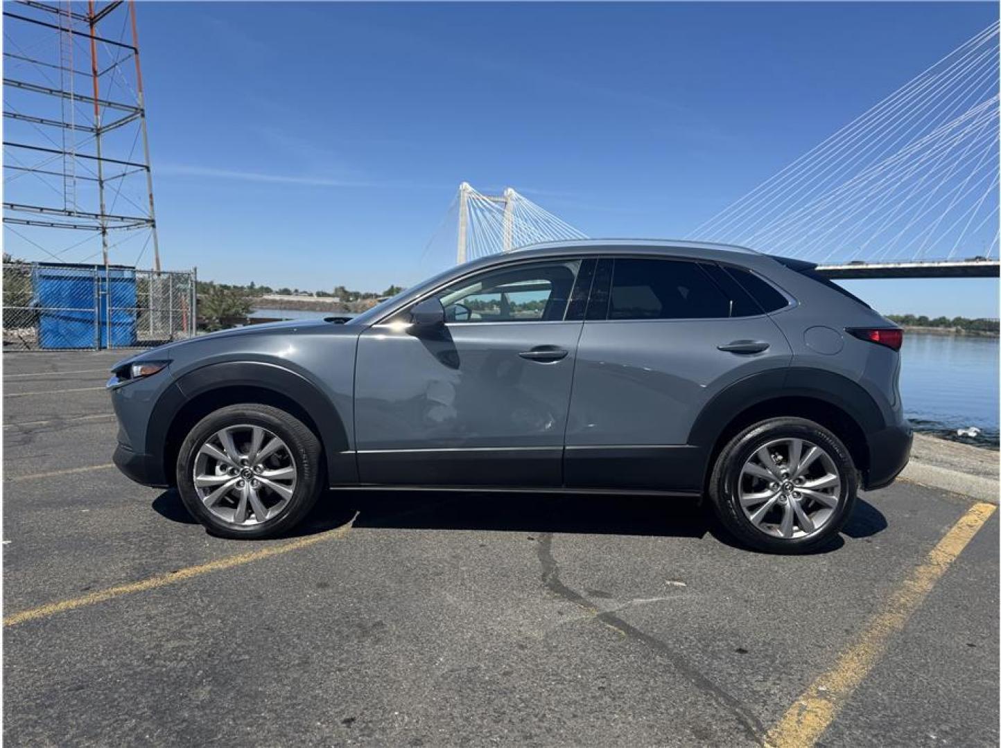 2021 Gray /No Color Mazda CX-30 (3MVDMBDL5MM) with an 4-Cyl, SKYACTIV-G, 2.5 Liter engine, Automatic, 6-Spd SKYACTIV-Drive Sport w/Manual Mode transmission, located at 607 W Columbia Drive, Kennewick, WA, 99336, (509) 987-1069, 46.216743, -119.126404 - Photo#1