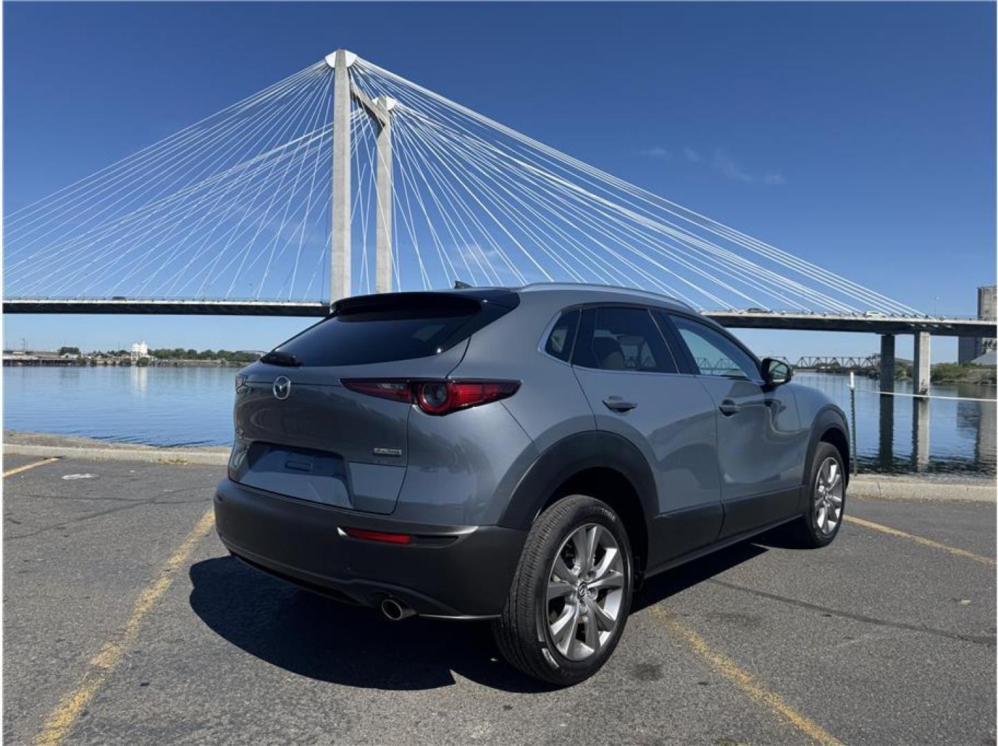 2021 Gray /No Color Mazda CX-30 (3MVDMBDL5MM) with an 4-Cyl, SKYACTIV-G, 2.5 Liter engine, Automatic, 6-Spd SKYACTIV-Drive Sport w/Manual Mode transmission, located at 607 W Columbia Drive, Kennewick, WA, 99336, (509) 987-1069, 46.216743, -119.126404 - Photo#13