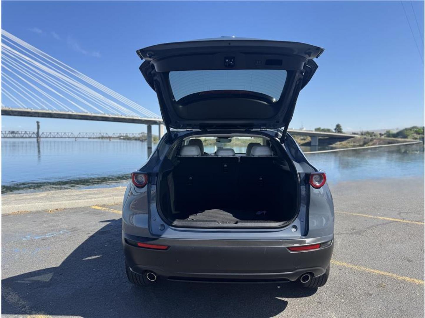 2021 Gray /No Color Mazda CX-30 (3MVDMBDL5MM) with an 4-Cyl, SKYACTIV-G, 2.5 Liter engine, Automatic, 6-Spd SKYACTIV-Drive Sport w/Manual Mode transmission, located at 607 W Columbia Drive, Kennewick, WA, 99336, (509) 987-1069, 46.216743, -119.126404 - Photo#14