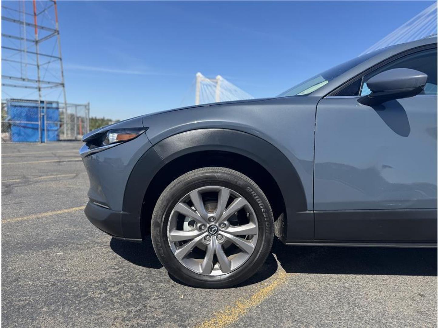 2021 Gray /No Color Mazda CX-30 (3MVDMBDL5MM) with an 4-Cyl, SKYACTIV-G, 2.5 Liter engine, Automatic, 6-Spd SKYACTIV-Drive Sport w/Manual Mode transmission, located at 607 W Columbia Drive, Kennewick, WA, 99336, (509) 987-1069, 46.216743, -119.126404 - Photo#16