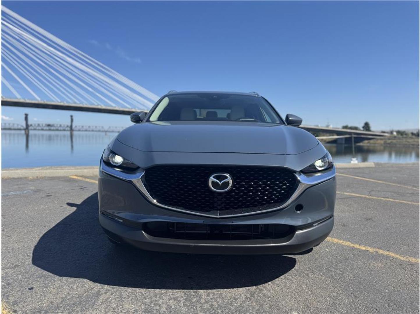 2021 Gray /No Color Mazda CX-30 (3MVDMBDL5MM) with an 4-Cyl, SKYACTIV-G, 2.5 Liter engine, Automatic, 6-Spd SKYACTIV-Drive Sport w/Manual Mode transmission, located at 607 W Columbia Drive, Kennewick, WA, 99336, (509) 987-1069, 46.216743, -119.126404 - Photo#17