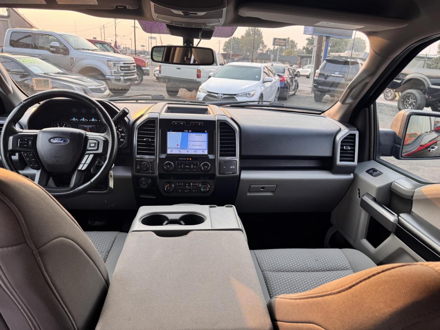2019 Black /No Color Ford F150 SuperCrew Cab (1FTEW1E42KF) with an V6, EcoBoost, Twin Turbo, 3.5 Liter engine, Automatic, 6-Spd w/SelectShift transmission, located at 607 W Columbia Drive, Kennewick, WA, 99336, (509) 987-1069, 46.216743, -119.126404 - Photo#14