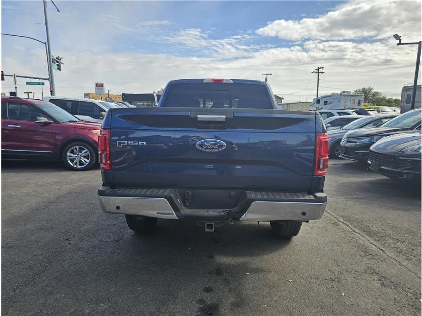 2015 Blue /No Color Ford F150 SuperCrew Cab (1FTEW1EP2FK) with an V6, EcoBoost, TT, 2.7L engine, Automatic, 6-Spd transmission, located at 607 W Columbia Drive, Kennewick, WA, 99336, (509) 987-1069, 46.216743, -119.126404 - Photo#3