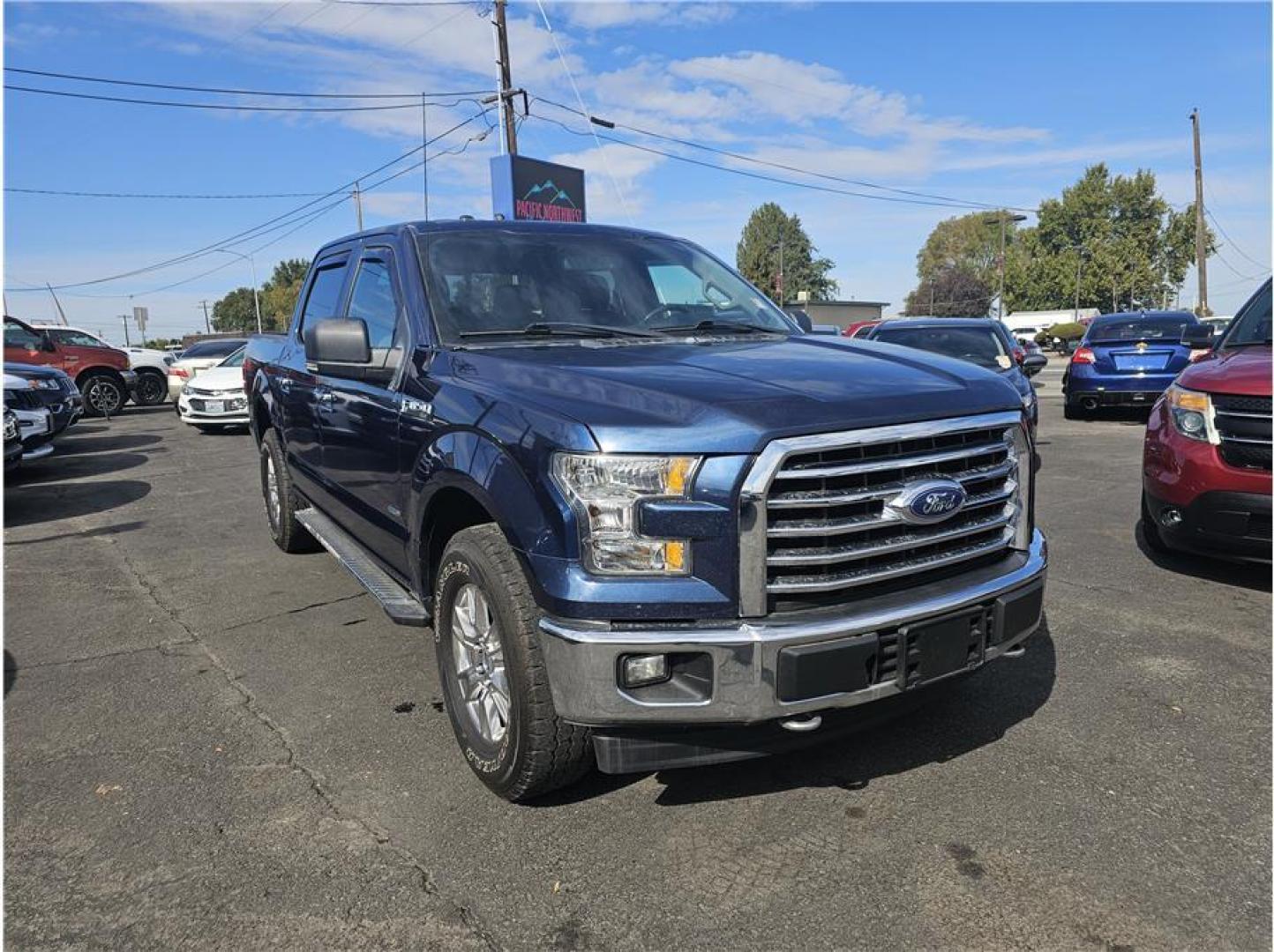2015 Blue /No Color Ford F150 SuperCrew Cab (1FTEW1EP2FK) with an V6, EcoBoost, TT, 2.7L engine, Automatic, 6-Spd transmission, located at 607 W Columbia Drive, Kennewick, WA, 99336, (509) 987-1069, 46.216743, -119.126404 - Photo#6