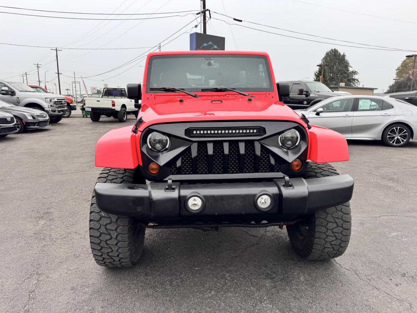 2013 Red /No Color Jeep Wrangler (1C4BJWEGXDL) with an V6, 3.6 Liter engine, Automatic, 5-Spd transmission, located at 607 W Columbia Drive, Kennewick, WA, 99336, (509) 987-1069, 46.216743, -119.126404 - Photo#5