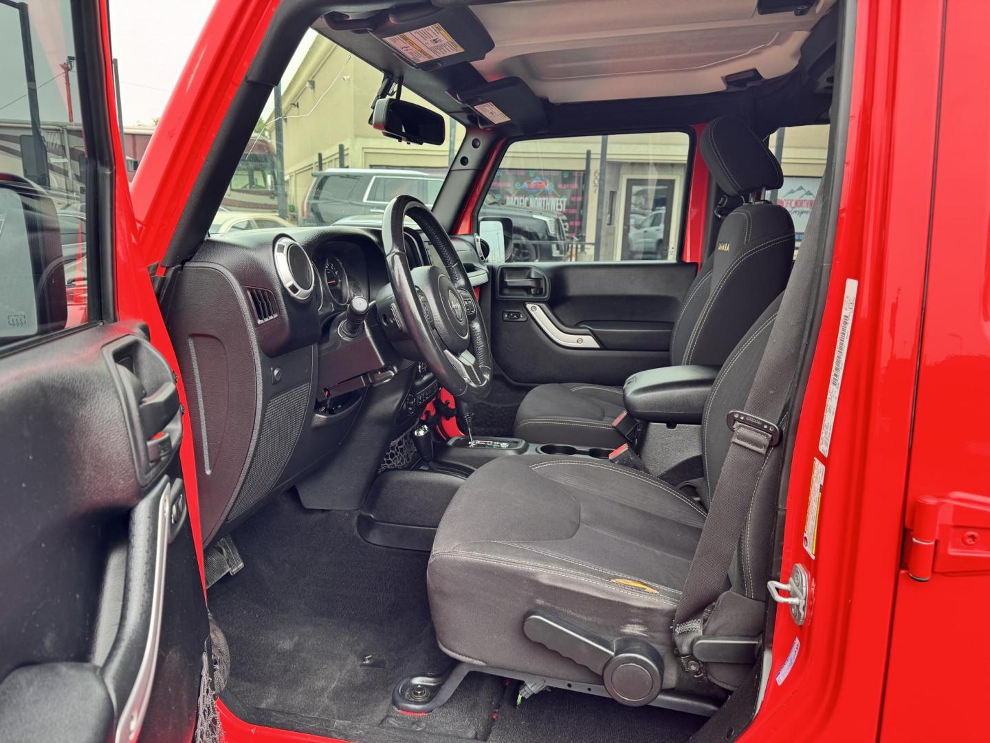 2013 Red /No Color Jeep Wrangler (1C4BJWEGXDL) with an V6, 3.6 Liter engine, Automatic, 5-Spd transmission, located at 607 W Columbia Drive, Kennewick, WA, 99336, (509) 987-1069, 46.216743, -119.126404 - Photo#7