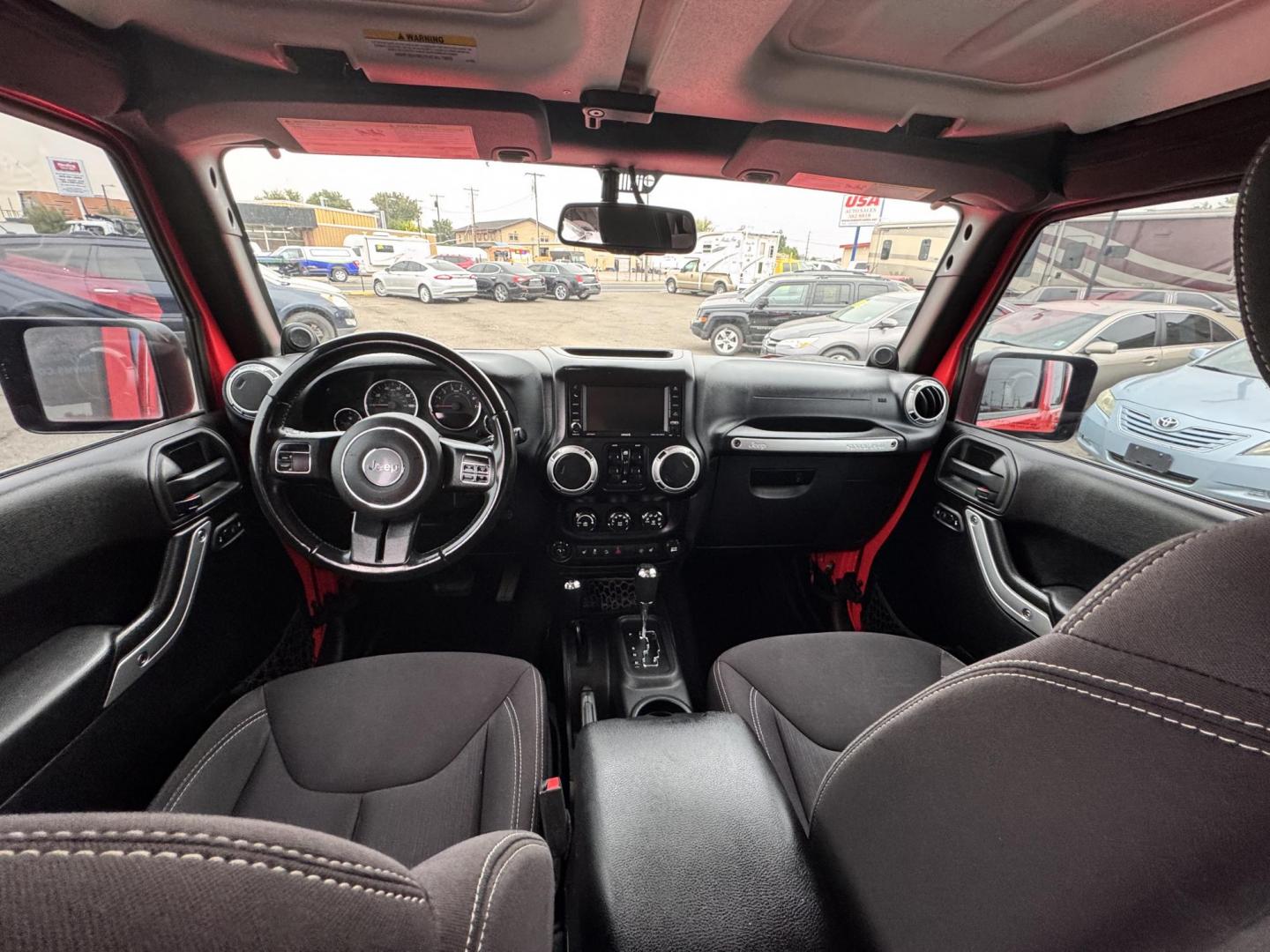 2013 Red /No Color Jeep Wrangler (1C4BJWEGXDL) with an V6, 3.6 Liter engine, Automatic, 5-Spd transmission, located at 607 W Columbia Drive, Kennewick, WA, 99336, (509) 987-1069, 46.216743, -119.126404 - Photo#8