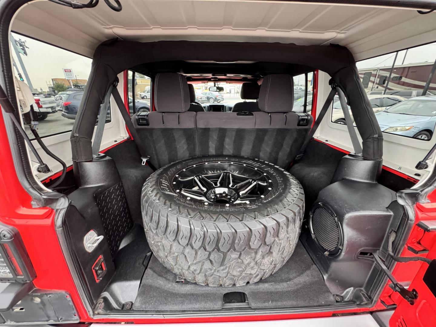 2013 Red /No Color Jeep Wrangler (1C4BJWEGXDL) with an V6, 3.6 Liter engine, Automatic, 5-Spd transmission, located at 607 W Columbia Drive, Kennewick, WA, 99336, (509) 987-1069, 46.216743, -119.126404 - Photo#15