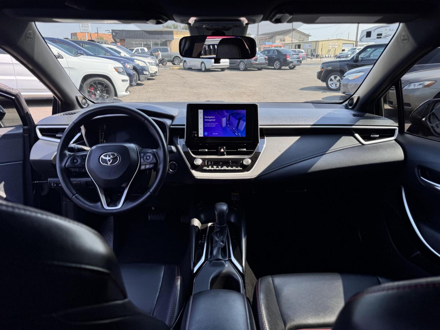 2023 Black /No Color Toyota Corolla (JTDT4MCE4P3) with an 4-Cyl, Dynamic-Force, 2.0 Liter engine, Automatic, CVT w/Dynamic Shift transmission, located at 607 W Columbia Drive, Kennewick, WA, 99336, (509) 987-1069, 46.216743, -119.126404 - Photo#12