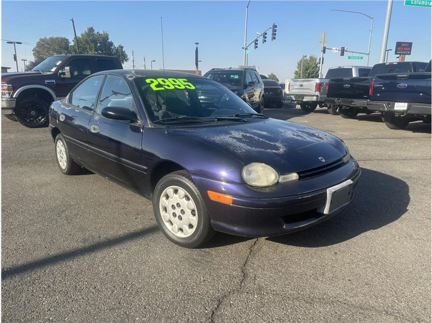 1999 Purple /No Color Dodge Neon (3B3ES47C6XT) with an 4-Cyl, 2.0 Liter engine, Manual, 5-Spd transmission, located at 607 W Columbia Drive, Kennewick, WA, 99336, (509) 987-1069, 46.216743, -119.126404 - Photo#2