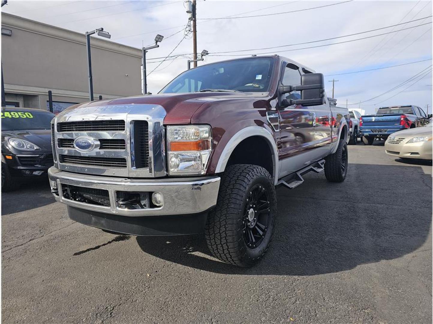 2010 Burgundy /No Color Ford F250 Super Duty Crew Cab (1FTSW2BR0AE) with an V8, Turbo Dsl 6.4L engine, Automatic, 5-Spd w/Overdrive transmission, located at 607 W Columbia Drive, Kennewick, WA, 99336, (509) 987-1069, 46.216743, -119.126404 - Photo#0