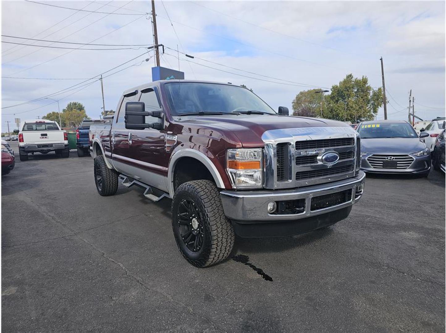 2010 Burgundy /No Color Ford F250 Super Duty Crew Cab (1FTSW2BR0AE) with an V8, Turbo Dsl 6.4L engine, Automatic, 5-Spd w/Overdrive transmission, located at 607 W Columbia Drive, Kennewick, WA, 99336, (509) 987-1069, 46.216743, -119.126404 - Photo#3
