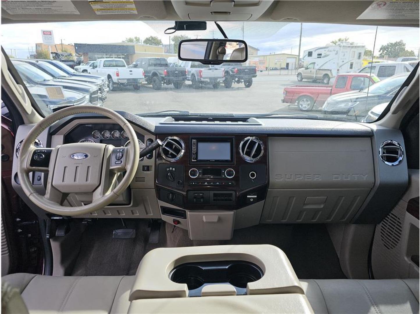 2010 Burgundy /No Color Ford F250 Super Duty Crew Cab (1FTSW2BR0AE) with an V8, Turbo Dsl 6.4L engine, Automatic, 5-Spd w/Overdrive transmission, located at 607 W Columbia Drive, Kennewick, WA, 99336, (509) 987-1069, 46.216743, -119.126404 - Photo#13