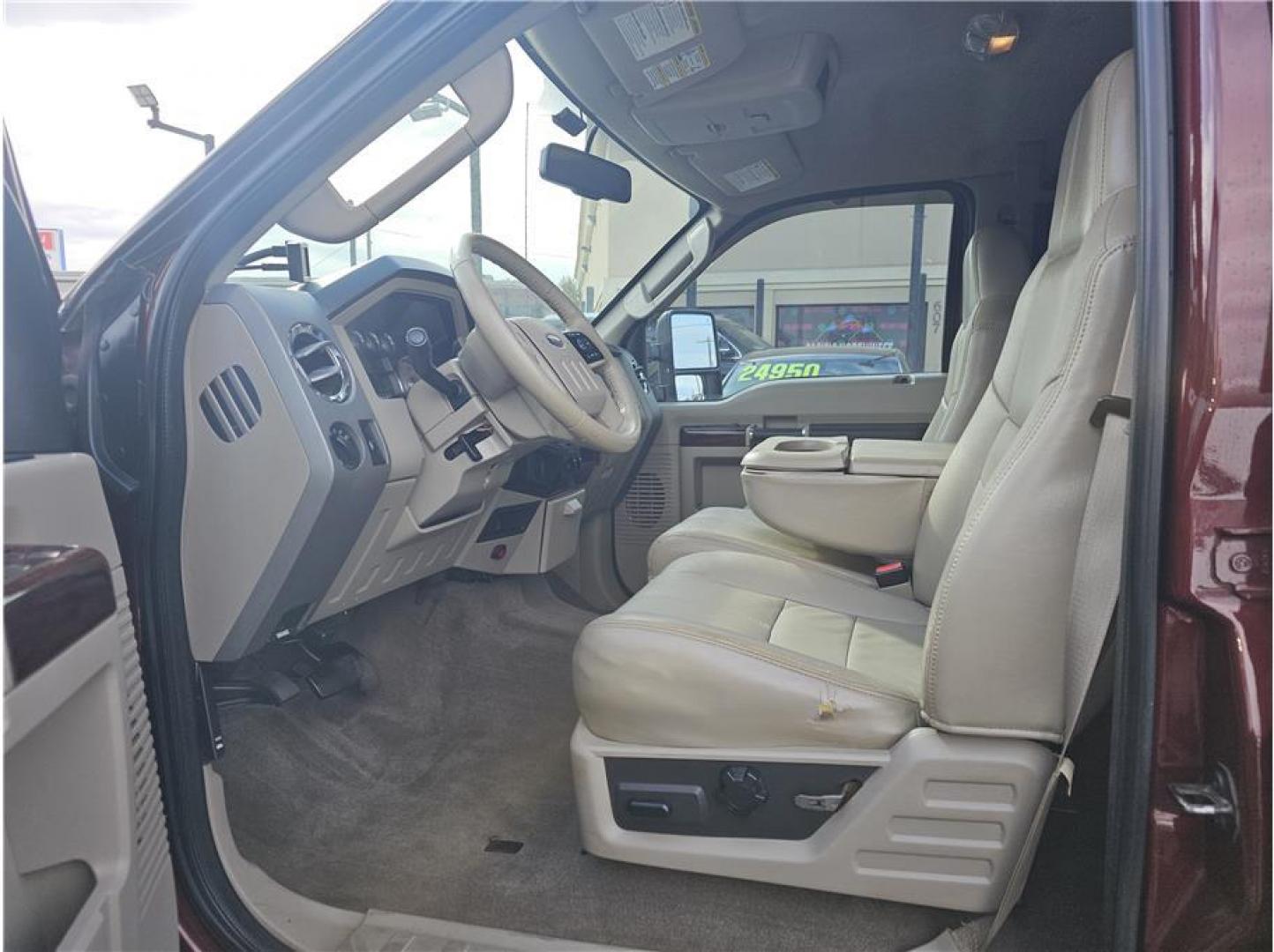 2010 Burgundy /No Color Ford F250 Super Duty Crew Cab (1FTSW2BR0AE) with an V8, Turbo Dsl 6.4L engine, Automatic, 5-Spd w/Overdrive transmission, located at 607 W Columbia Drive, Kennewick, WA, 99336, (509) 987-1069, 46.216743, -119.126404 - Photo#16