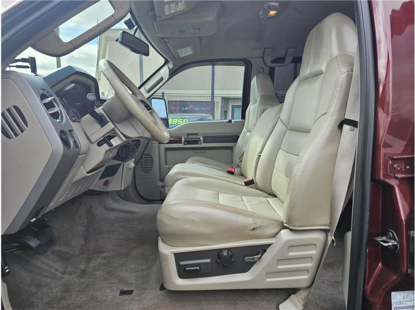 2010 Burgundy /No Color Ford F250 Super Duty Crew Cab (1FTSW2BR0AE) with an V8, Turbo Dsl 6.4L engine, Automatic, 5-Spd w/Overdrive transmission, located at 607 W Columbia Drive, Kennewick, WA, 99336, (509) 987-1069, 46.216743, -119.126404 - Photo#17