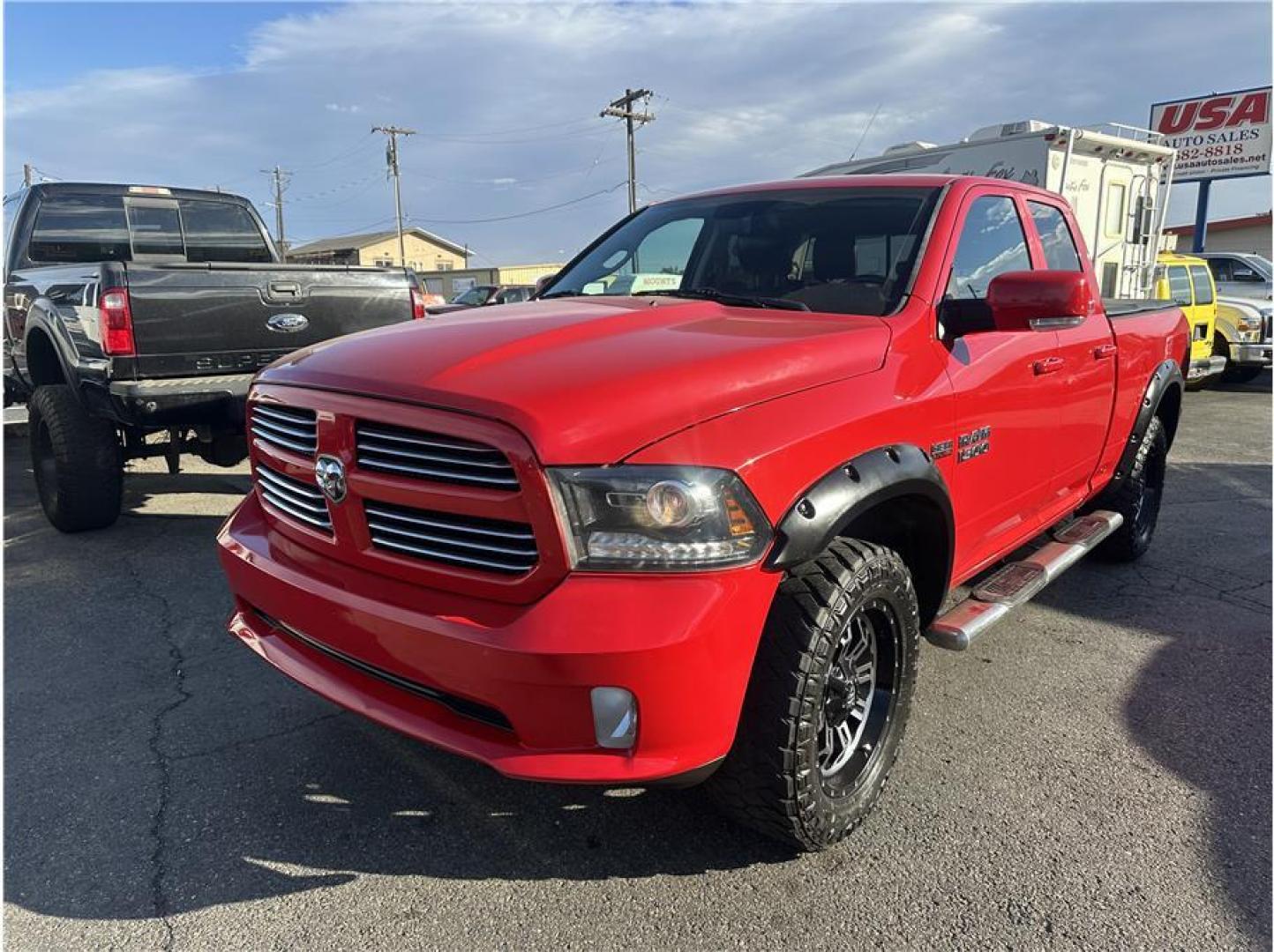 2013 Red /No Color Ram 1500 Quad Cab (1C6RR7HT7DS) with an V8, HEMI, 5.7 Liter engine, Automatic, 8-Spd transmission, located at 607 W Columbia Drive, Kennewick, WA, 99336, (509) 987-1069, 46.216743, -119.126404 - Photo#0