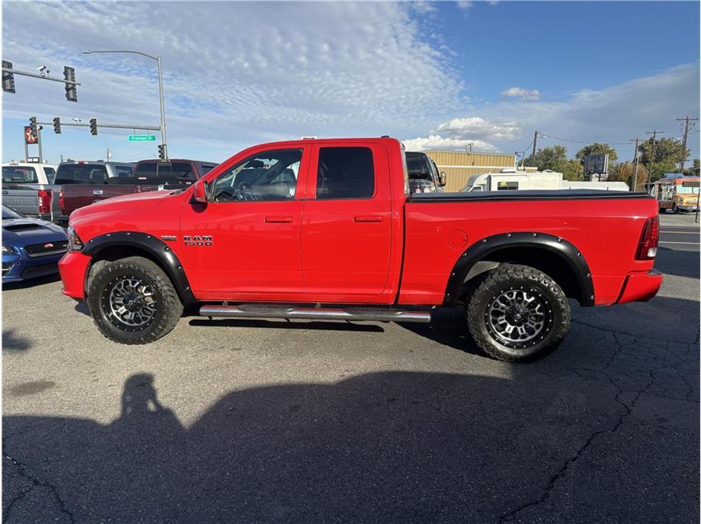 2013 Red /No Color Ram 1500 Quad Cab (1C6RR7HT7DS) with an V8, HEMI, 5.7 Liter engine, Automatic, 8-Spd transmission, located at 607 W Columbia Drive, Kennewick, WA, 99336, (509) 987-1069, 46.216743, -119.126404 - Photo#1