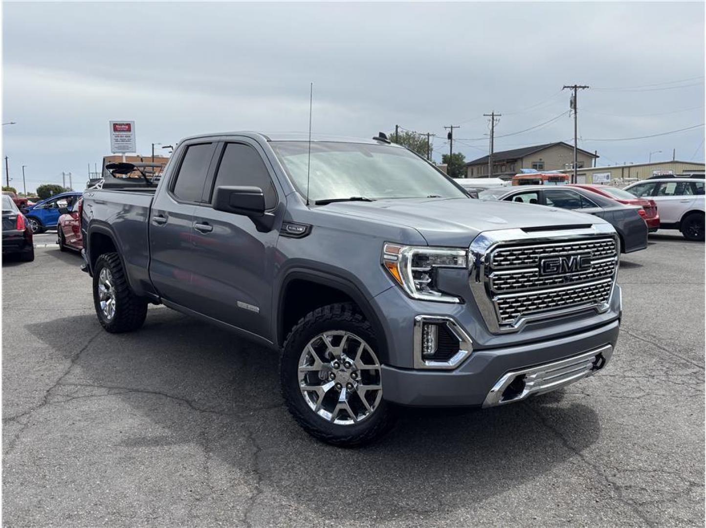 2021 Gray /No Color GMC Sierra 1500 Double Cab (1GTR9CED1MZ) with an V8, EcoTec3, DFM, 5.3 Liter engine, Automatic, 8-Spd w/Overdrive transmission, located at 607 W Columbia Drive, Kennewick, WA, 99336, (509) 987-1069, 46.216743, -119.126404 - Photo#2