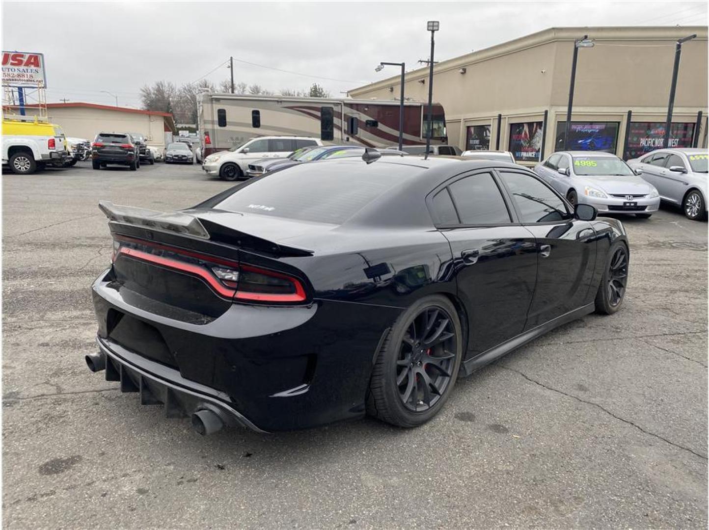 2017 Black /No Color Dodge Charger (2C3CDXL9XHH) with an V8, Supercharged, 6.2 Liter engine, Automatic, 8-Spd transmission, located at 607 W Columbia Drive, Kennewick, WA, 99336, (509) 987-1069, 46.216743, -119.126404 - Photo#4