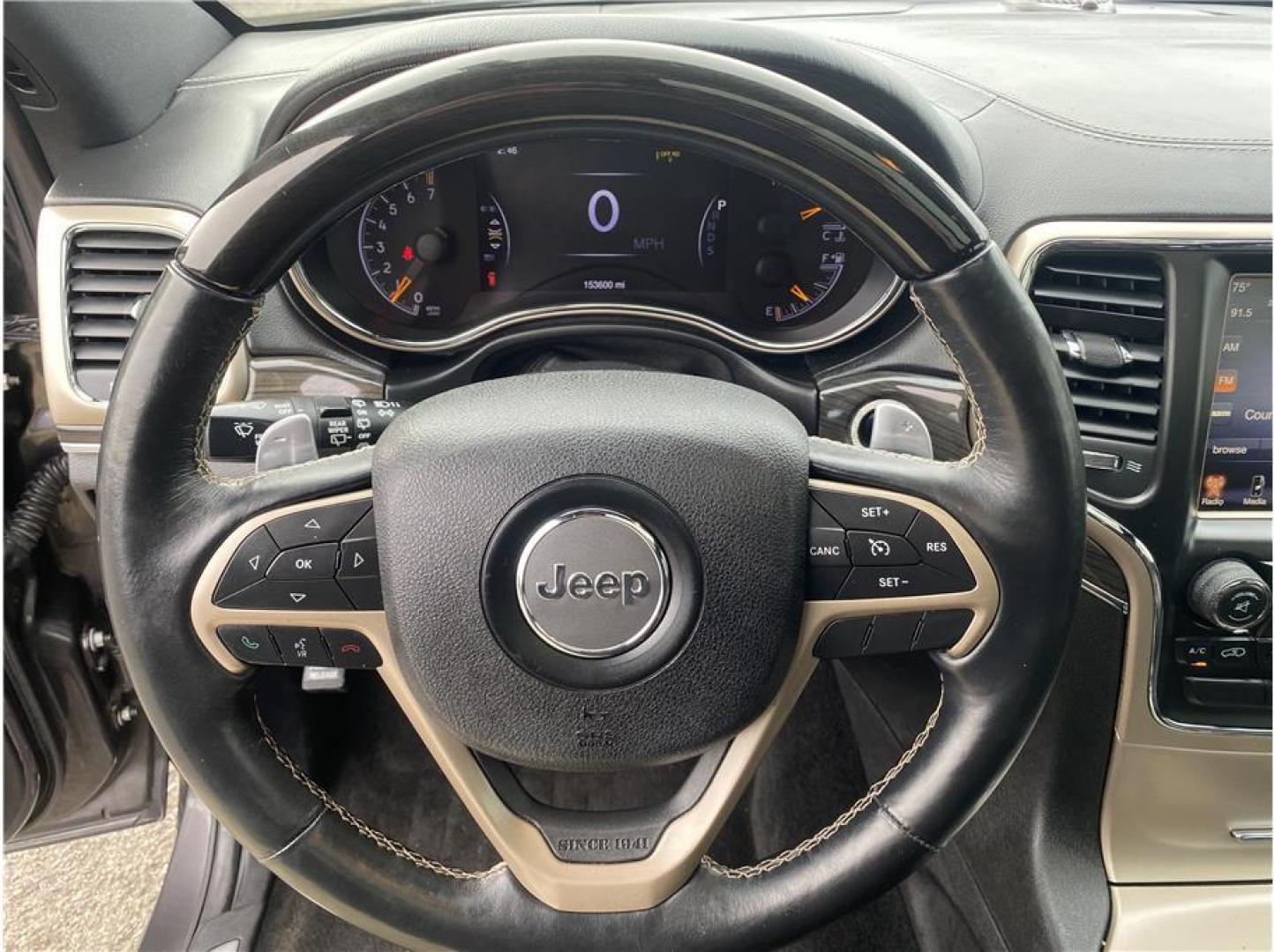 2014 Gray /Black Jeep Grand Cherokee (1C4RJFCG7EC) with an V6, Flex Fuel, 3.6 Liter engine, Automatic, 8-Spd transmission, located at 607 W Columbia Drive, Kennewick, WA, 99336, (509) 987-1069, 46.216743, -119.126404 - Photo#13