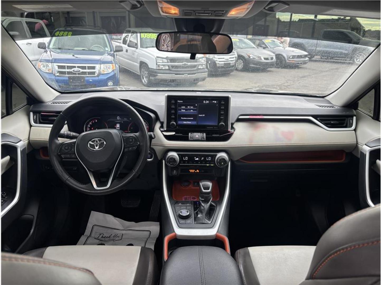 2021 Black /No Color Toyota RAV4 (2T3J1RFV2MW) with an 4-Cyl, Dynamic-Force, 2.5 Liter engine, Automatic, 8-Spd w/Direct and Sequential Shift transmission, located at 607 W Columbia Drive, Kennewick, WA, 99336, (509) 987-1069, 46.216743, -119.126404 - Photo#14