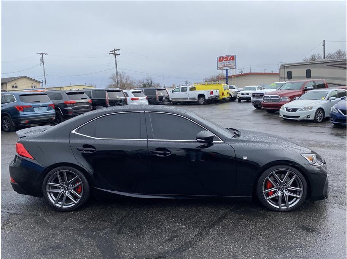 2017 Black /No Color Lexus IS 300 F Sport (JTHCM1D26H5) with an V6, 3.5 Liter engine, Automatic, 6-Spd transmission, located at 607 W Columbia Drive, Kennewick, WA, 99336, (509) 987-1069, 46.216743, -119.126404 - This 2017 Lexus IS 300 F Sport AWD is a compact luxury sport sedan produced by Lexus. This all-wheel-drive version offers added traction and stability in varying road and weather conditions. The IS 300 AWD is powered by a 3.5L V6 engine producing 260 horsepower, paired with a 6-speed automatic tr - Photo#3