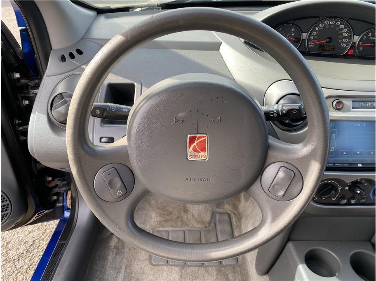 2004 Blue /No Color Saturn Ion (1G8AZ52F74Z) with an 4-Cyl, 2.2 Liter engine, Manual, 5-Spd transmission, located at 607 W Columbia Drive, Kennewick, WA, 99336, (509) 987-1069, 46.216743, -119.126404 - Photo#11