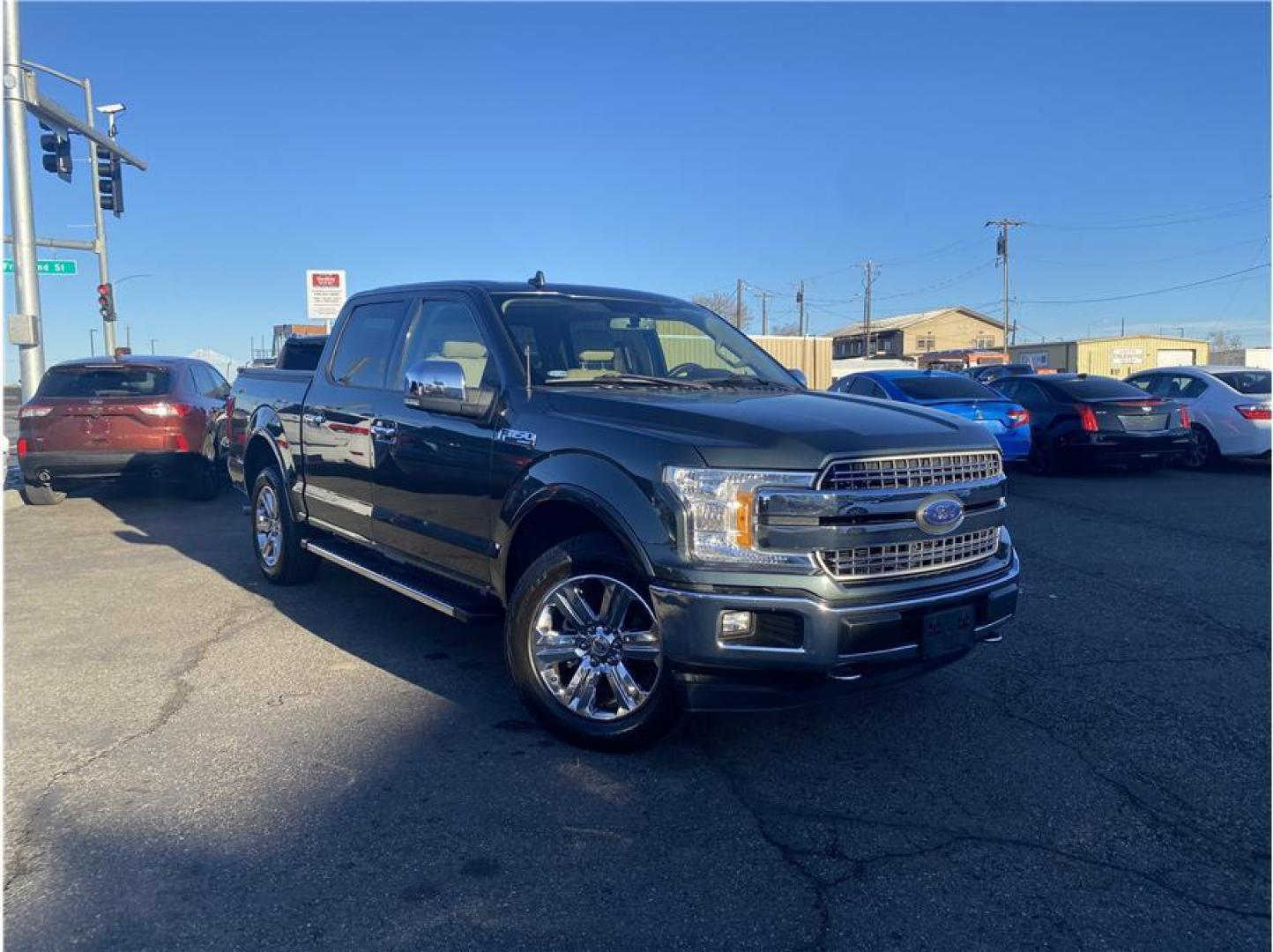 2018 Gray /No Color Ford F150 SuperCrew Cab (1FTEW1EG7JK) with an V6, EcoBoost, 3.5T engine, Auto, 10-Spd Spt Mode transmission, located at 607 W Columbia Drive, Kennewick, WA, 99336, (509) 987-1069, 46.216743, -119.126404 - Photo#2