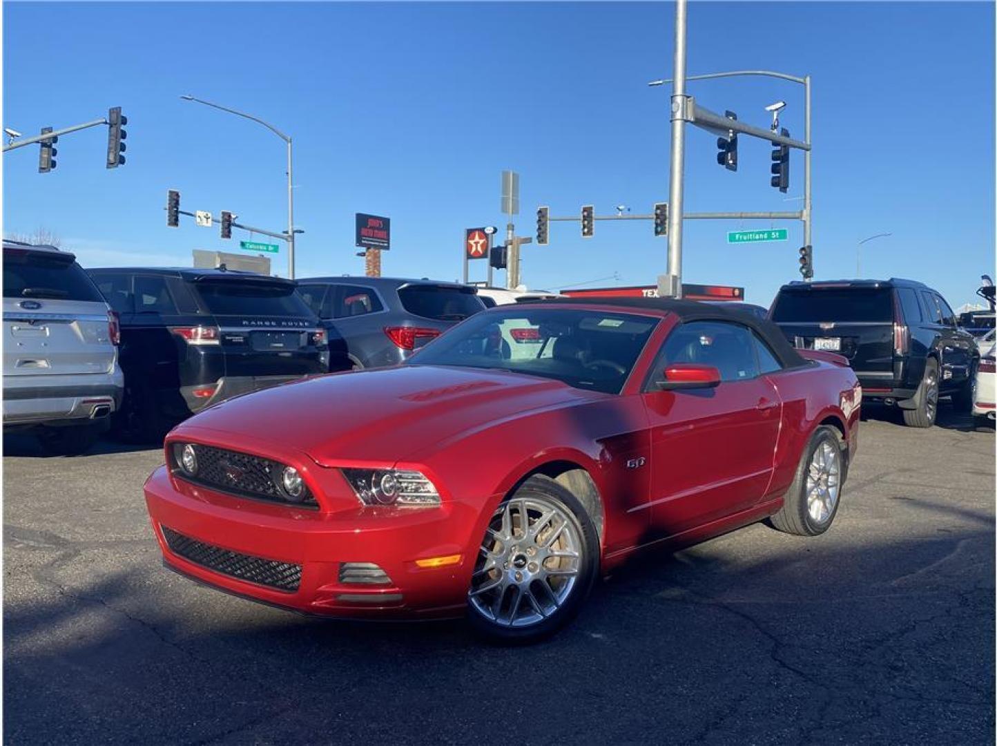 2013 Red /No Color Ford Mustang (1ZVBP8FF3D5) with an V8, 5.0 Liter engine, Manual, 6-Spd transmission, located at 607 W Columbia Drive, Kennewick, WA, 99336, (509) 987-1069, 46.216743, -119.126404 - Photo#0