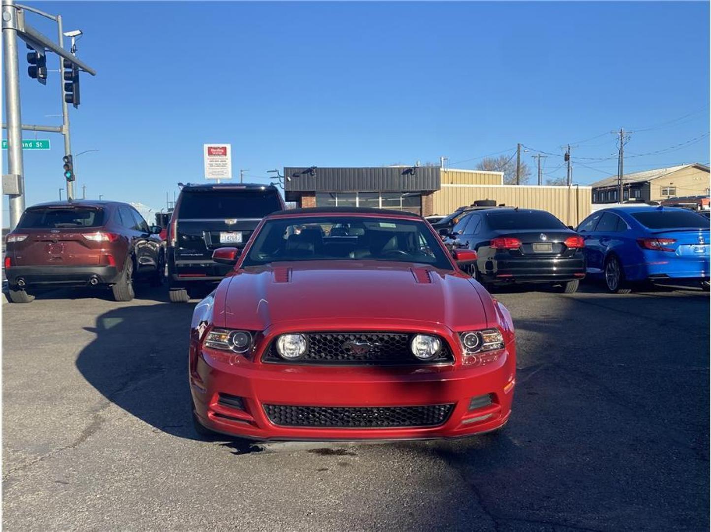 2013 Red /No Color Ford Mustang (1ZVBP8FF3D5) with an V8, 5.0 Liter engine, Manual, 6-Spd transmission, located at 607 W Columbia Drive, Kennewick, WA, 99336, (509) 987-1069, 46.216743, -119.126404 - Photo#1