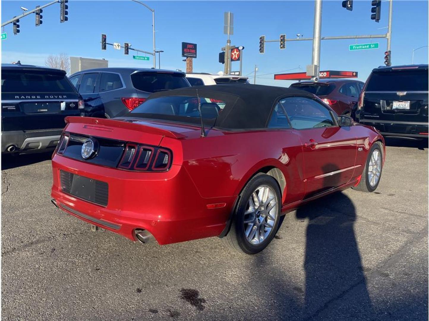 2013 Red /No Color Ford Mustang (1ZVBP8FF3D5) with an V8, 5.0 Liter engine, Manual, 6-Spd transmission, located at 607 W Columbia Drive, Kennewick, WA, 99336, (509) 987-1069, 46.216743, -119.126404 - Photo#4