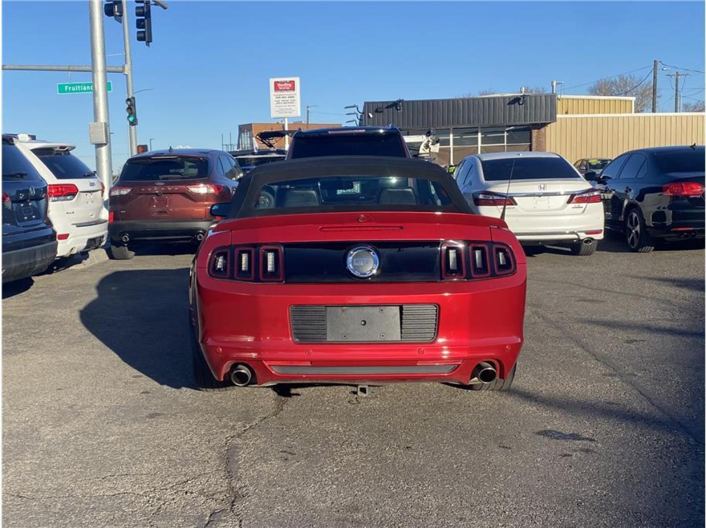 2013 Red /No Color Ford Mustang (1ZVBP8FF3D5) with an V8, 5.0 Liter engine, Manual, 6-Spd transmission, located at 607 W Columbia Drive, Kennewick, WA, 99336, (509) 987-1069, 46.216743, -119.126404 - Photo#5