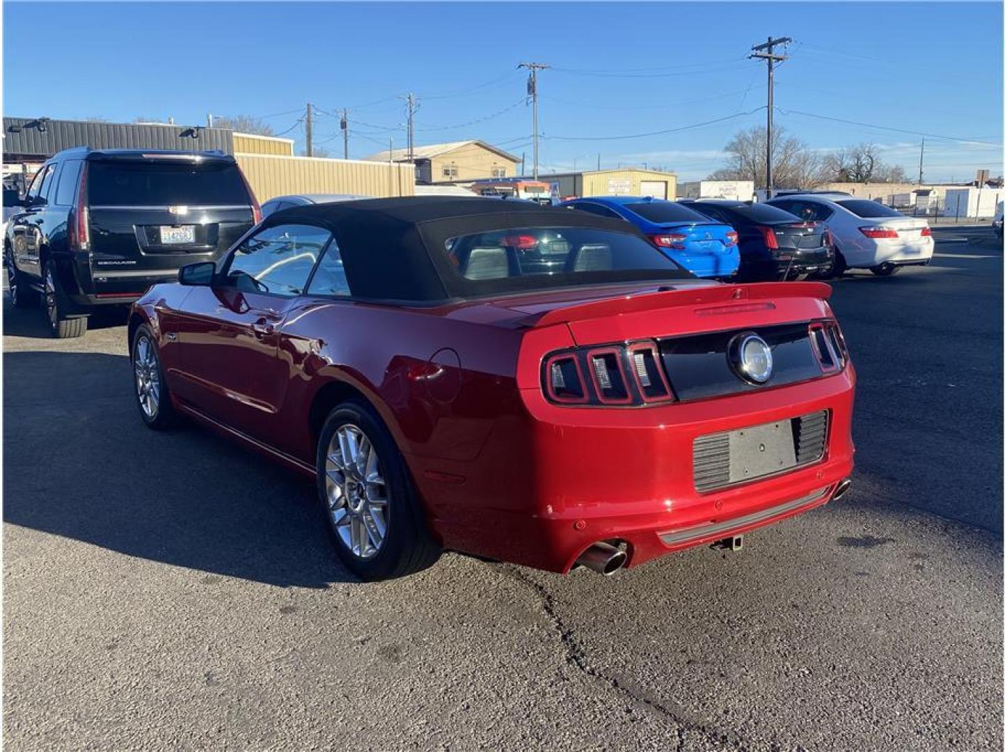 2013 Red /No Color Ford Mustang (1ZVBP8FF3D5) with an V8, 5.0 Liter engine, Manual, 6-Spd transmission, located at 607 W Columbia Drive, Kennewick, WA, 99336, (509) 987-1069, 46.216743, -119.126404 - Photo#6