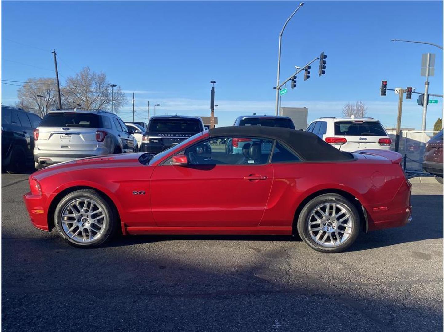 2013 Red /No Color Ford Mustang (1ZVBP8FF3D5) with an V8, 5.0 Liter engine, Manual, 6-Spd transmission, located at 607 W Columbia Drive, Kennewick, WA, 99336, (509) 987-1069, 46.216743, -119.126404 - Photo#7