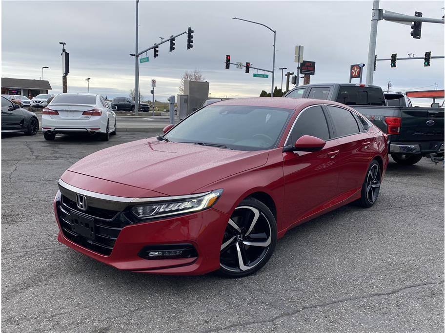 Red 2019 Honda Accord 1.5T Sport FWD Sedan Front-Wheel Drive Continuously Variable Transmission