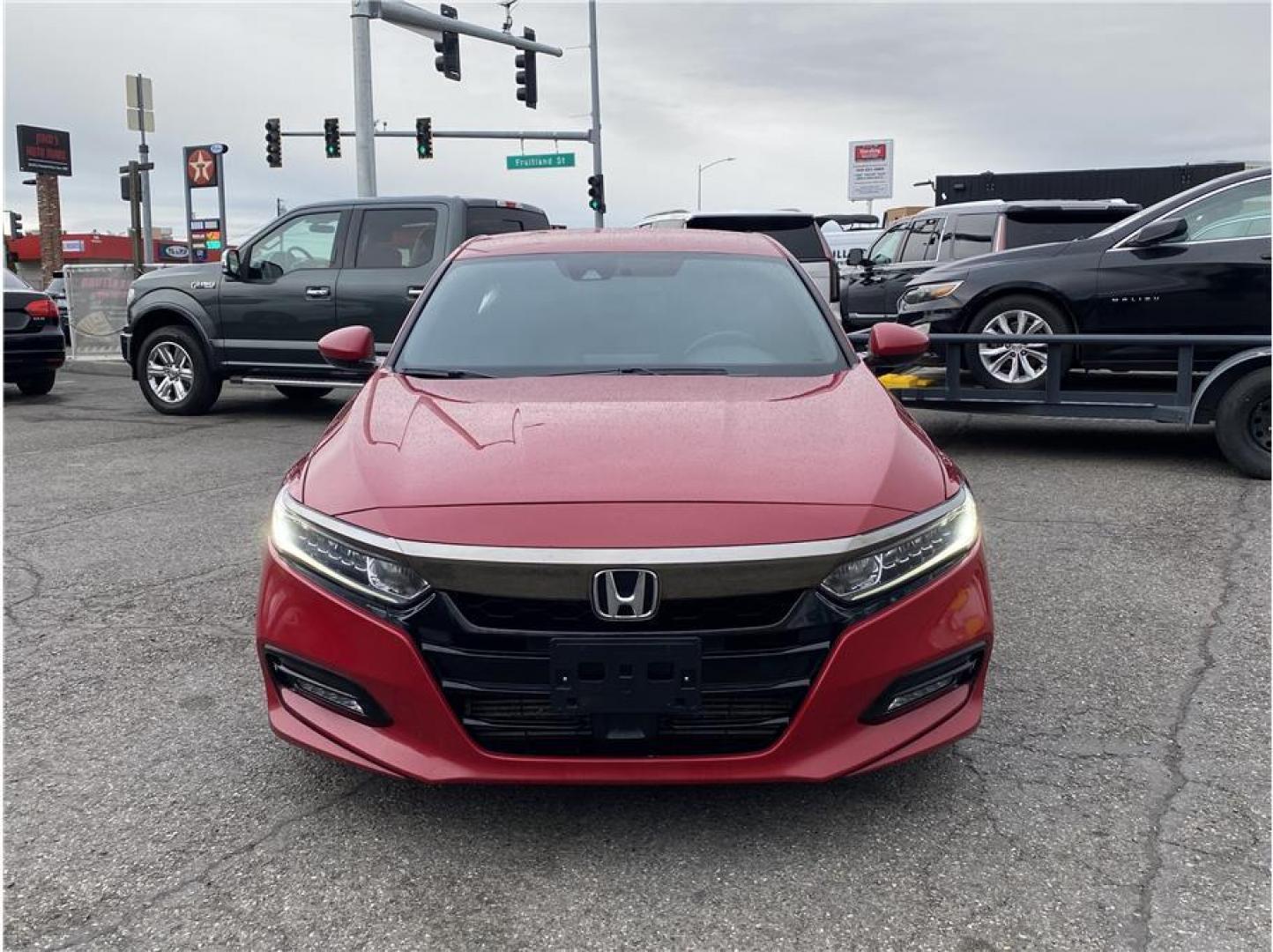 2019 Red /No Color Honda Accord (1HGCV1F31KA) with an 4-Cyl, i-VTEC, Turbo, 1.5 Liter engine, Automatic, CVT w/Sport Mode transmission, located at 607 W Columbia Drive, Kennewick, WA, 99336, (509) 987-1069, 46.216743, -119.126404 - Photo#1