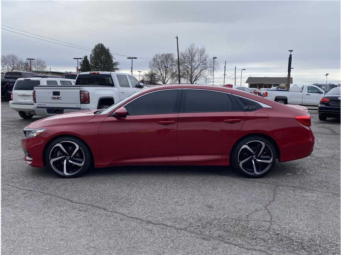 2019 Red /No Color Honda Accord (1HGCV1F31KA) with an 4-Cyl, i-VTEC, Turbo, 1.5 Liter engine, Automatic, CVT w/Sport Mode transmission, located at 607 W Columbia Drive, Kennewick, WA, 99336, (509) 987-1069, 46.216743, -119.126404 - Photo#7