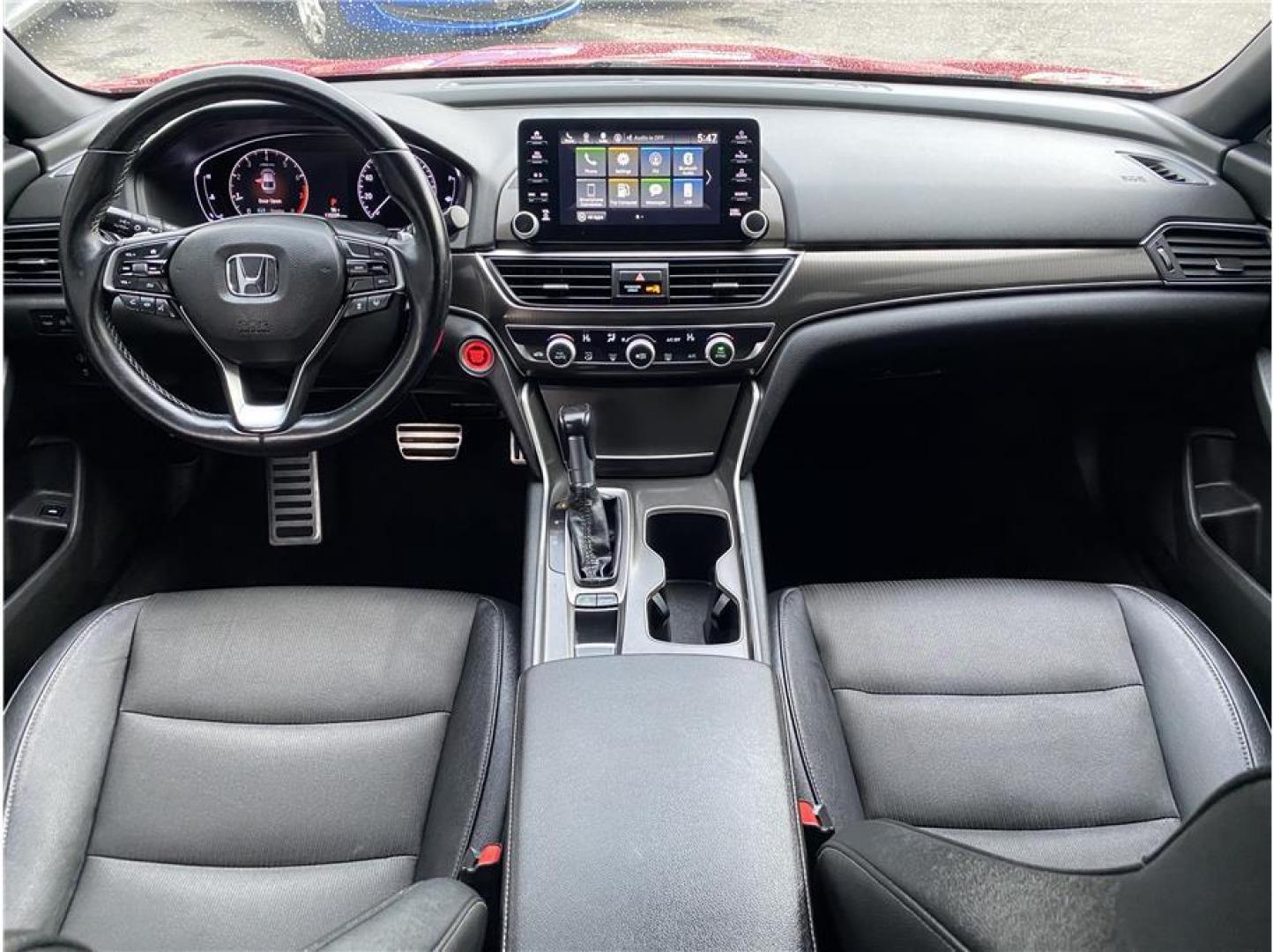 2019 Red /No Color Honda Accord (1HGCV1F31KA) with an 4-Cyl, i-VTEC, Turbo, 1.5 Liter engine, Automatic, CVT w/Sport Mode transmission, located at 607 W Columbia Drive, Kennewick, WA, 99336, (509) 987-1069, 46.216743, -119.126404 - Photo#16